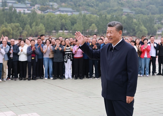 习近平在甘肃兰州市考察调研